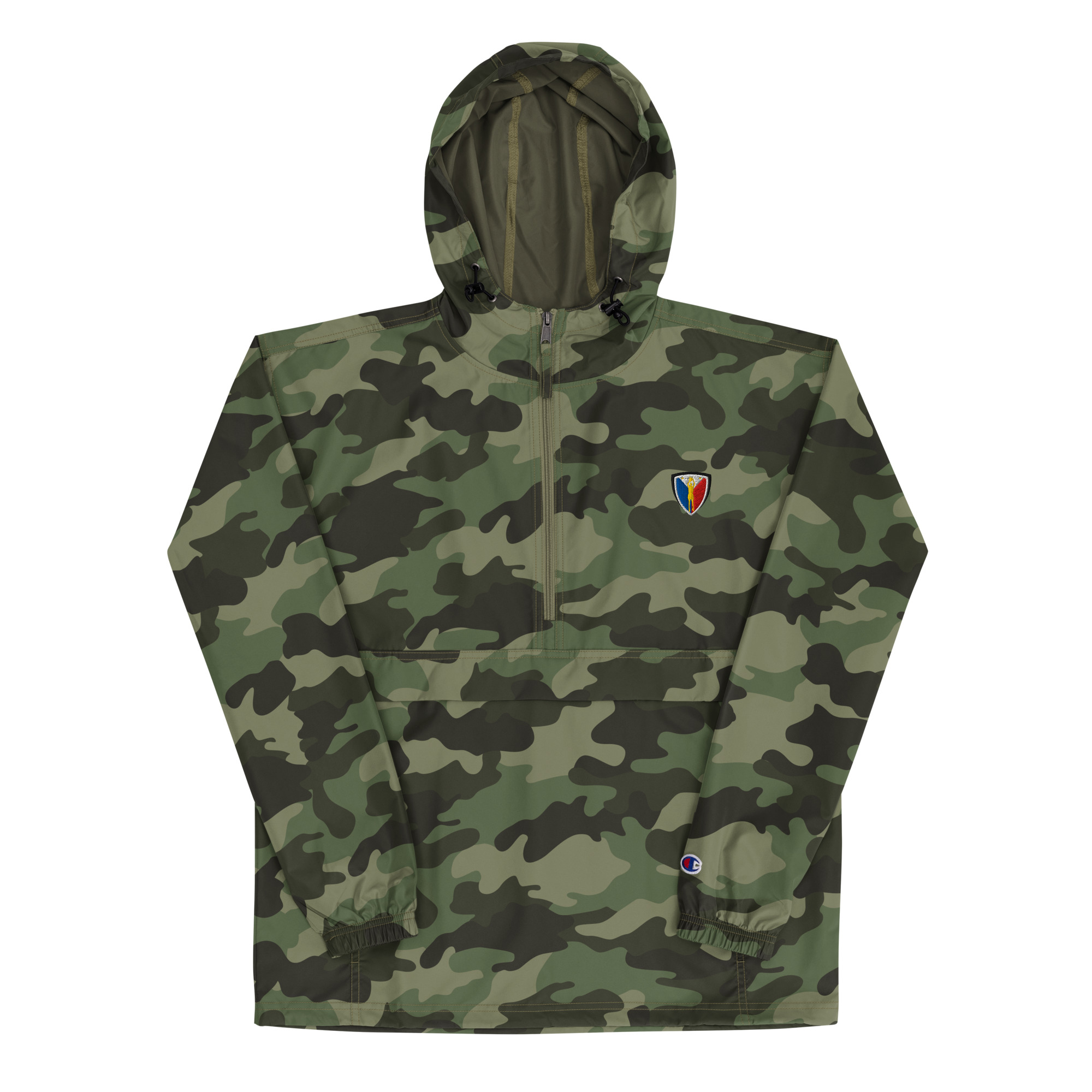 Embroidered Champion Packable Jacket - Image 5